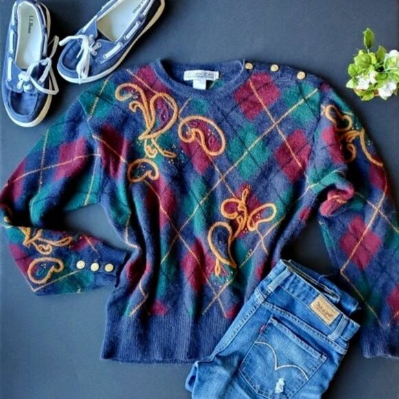 💍Vintage J.H Collectables Sweater - Picture 1 of 8